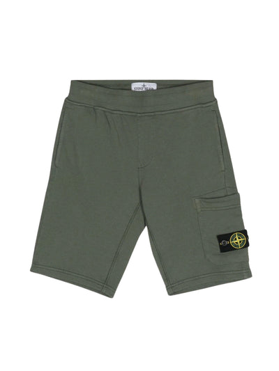 Stone Island Shorts Logo Green