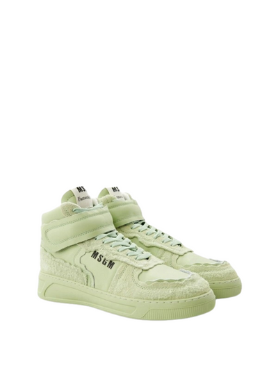 Msgm Sneaker Velcro Logo Mint