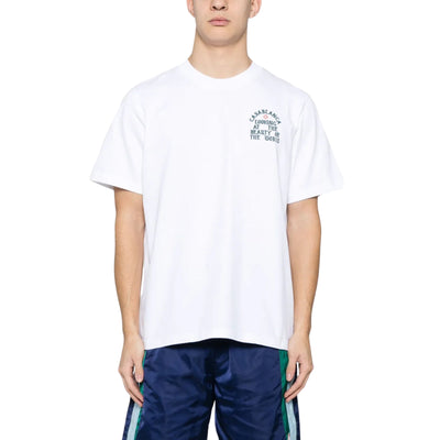 Casablanca T-Shirt Beauty Of The World White