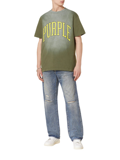 Purple T-Shirt Heavy Jersey Green