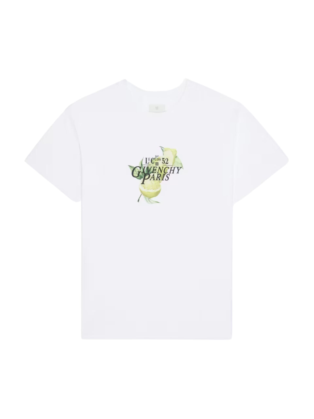 Givenchy T-Shirt Slim Fit Le Clos 52 Logo White