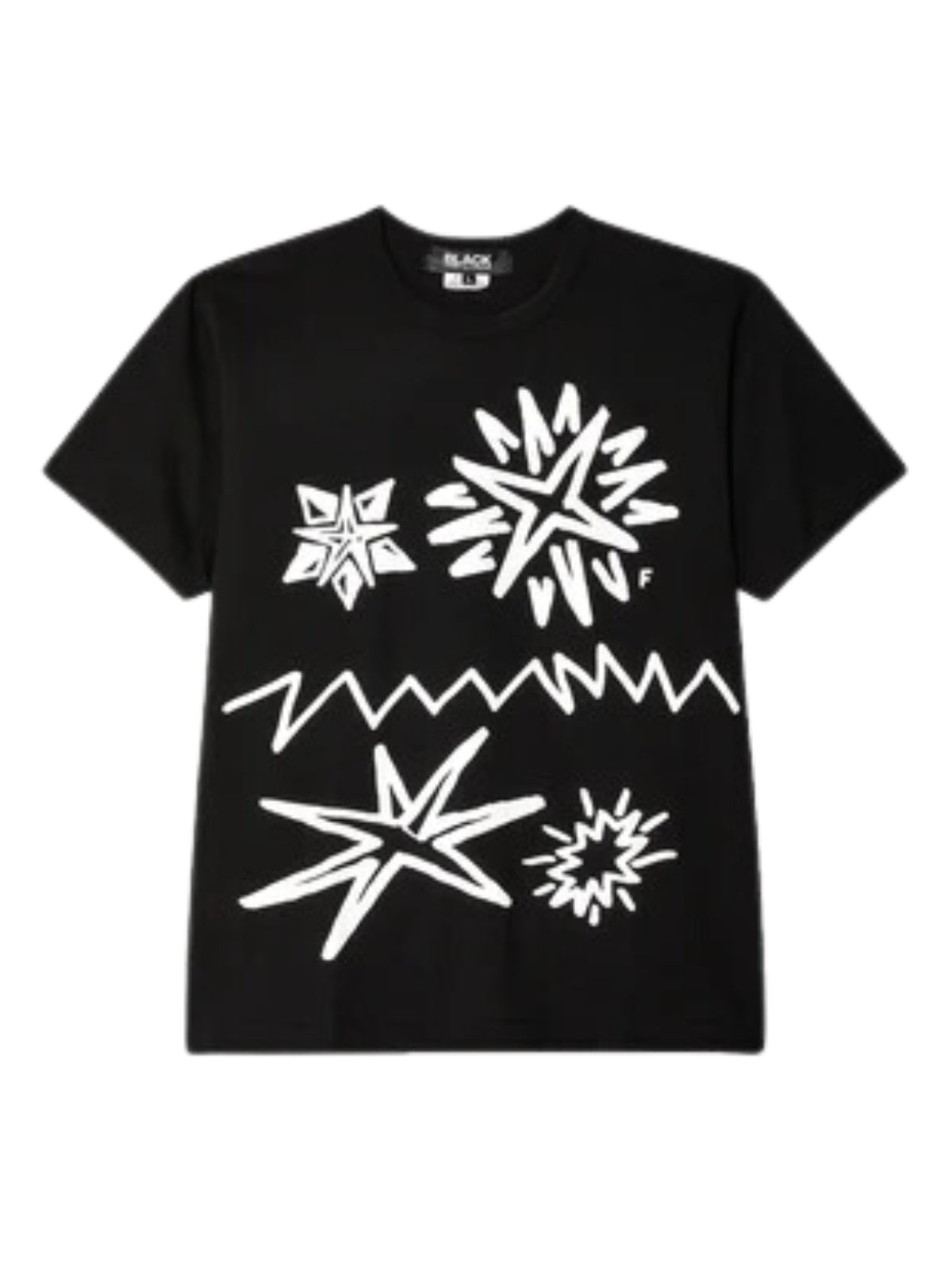 Comme Des Garcons T-Shirt Graphic Sun Prints Black