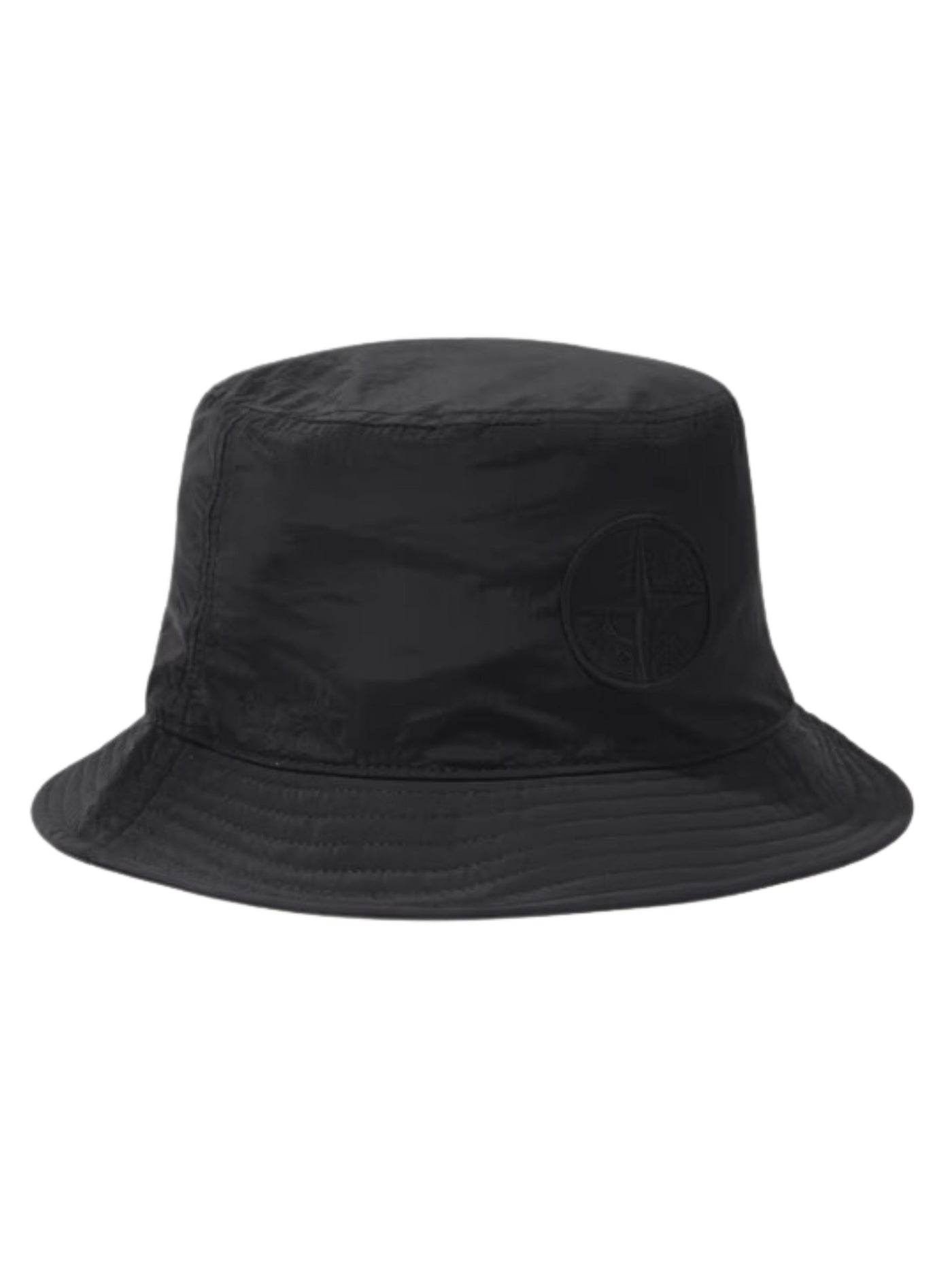 Stone Island Bucket Hat Logo Black