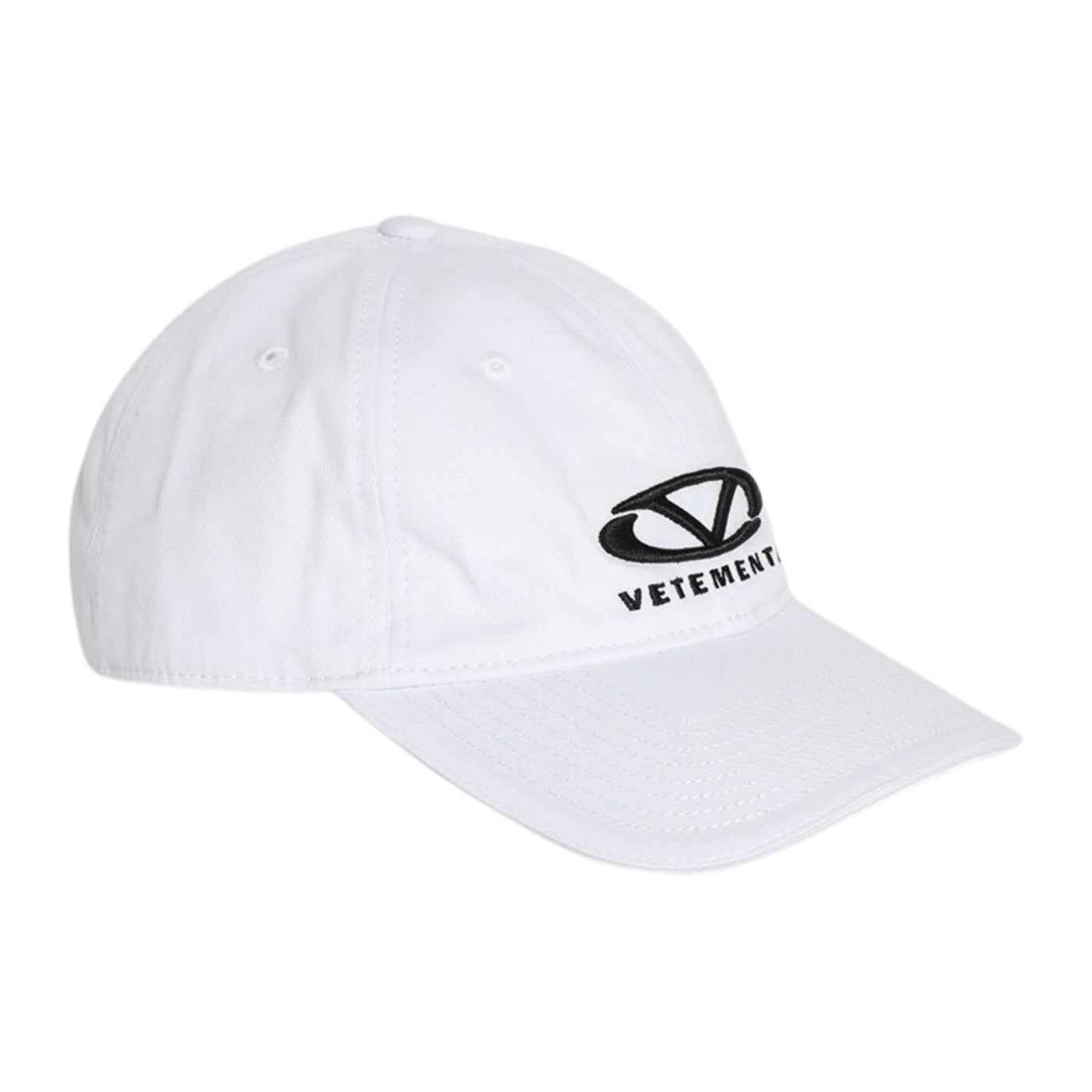 Vetements Cap Oval Logo White