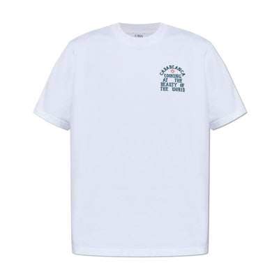 Casablanca T-Shirt Beauty Of The World White